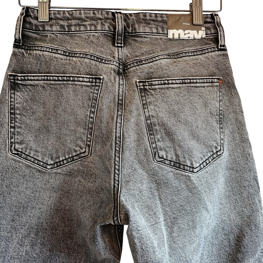 Mavi Savannah high rise straight cropped grey denim jeans 25 excellent condition - Picture 10 of 15